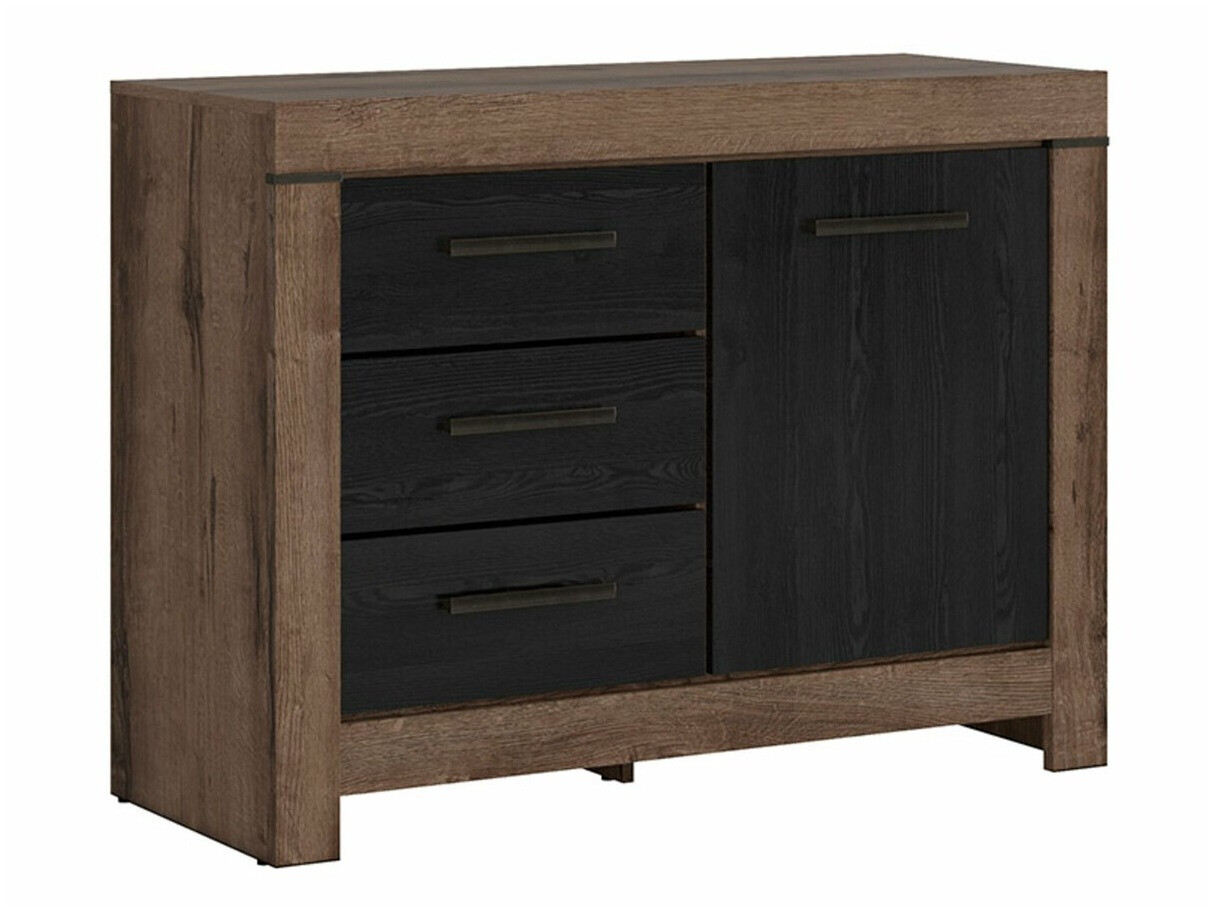Kommode Dunfelu 106 (Kloster eg + sort eg)
