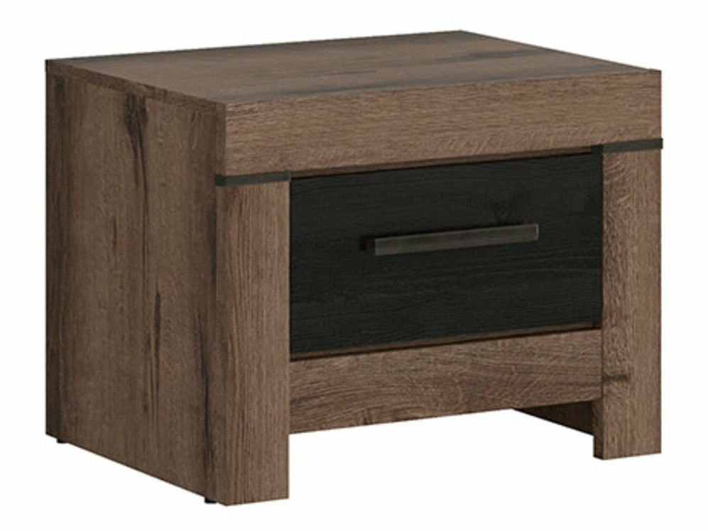 Sengebord Dunfelu 109 (Kloster eg + sort eg)