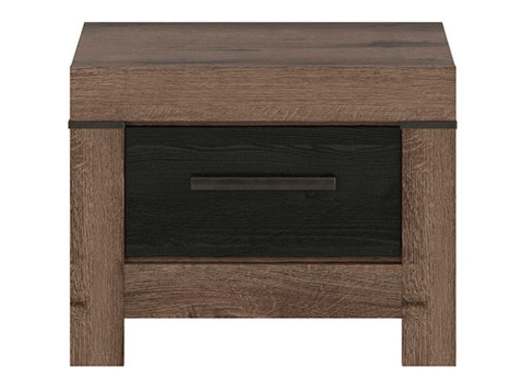 Sengebord Dunfelu 109 (Kloster eg + sort eg)