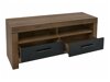 TV-bord Dunfelu 104 (Kloster eg + Sort eg)