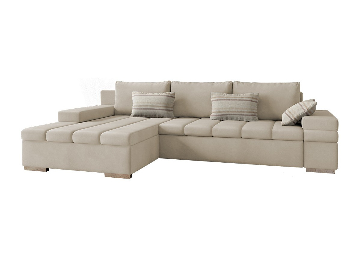 Hjørnesofa Comfivo Olivetum (Uttario Velvet + Senegal 825)