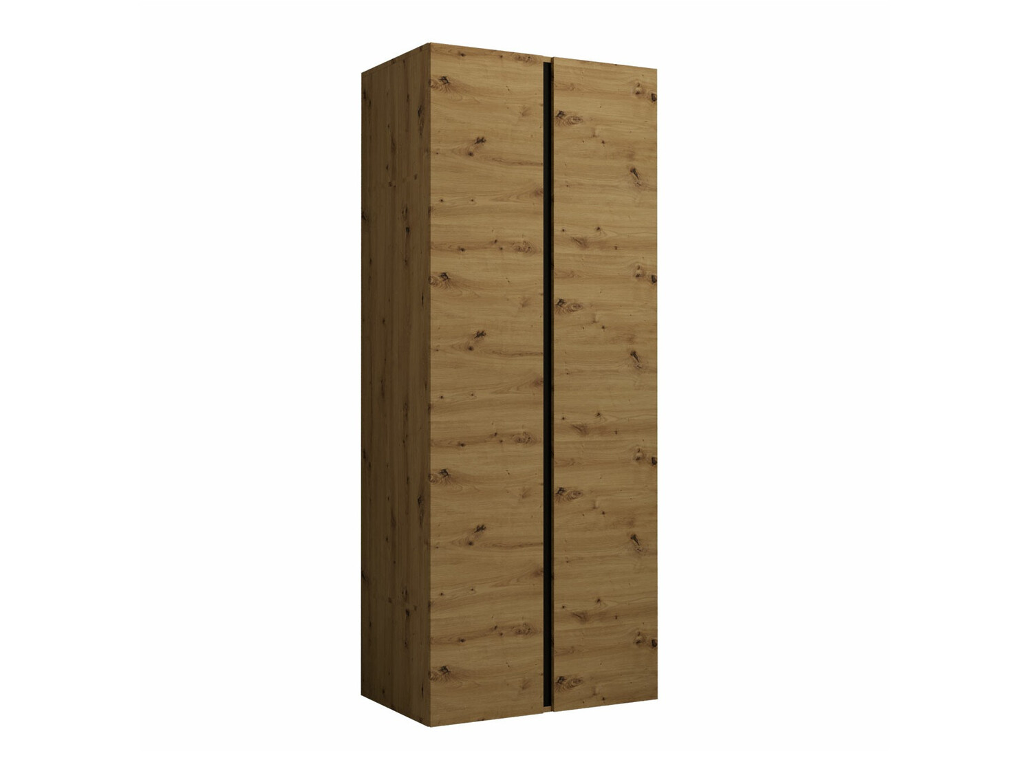 Garderobeskab Pinis (Artisan eg + Sort)