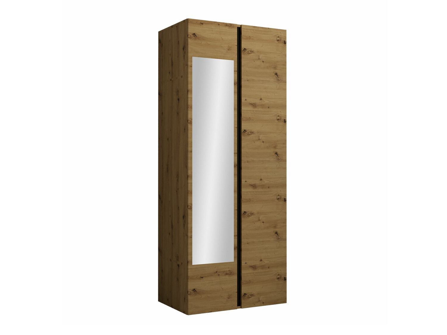 Garderobeskab Pinis I (Artisan eg + Sort)