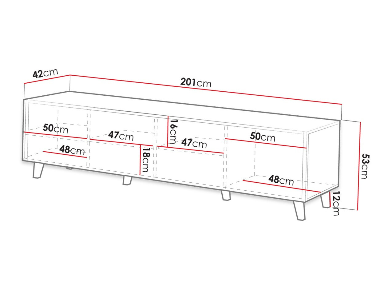 TV-bord Comes I (Wotan eg)