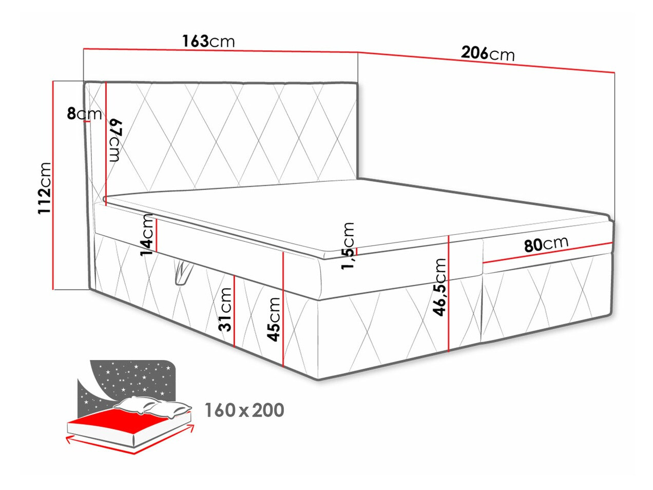 Kontinentalseng Comfivo Avis (Magic Velvet 2217)