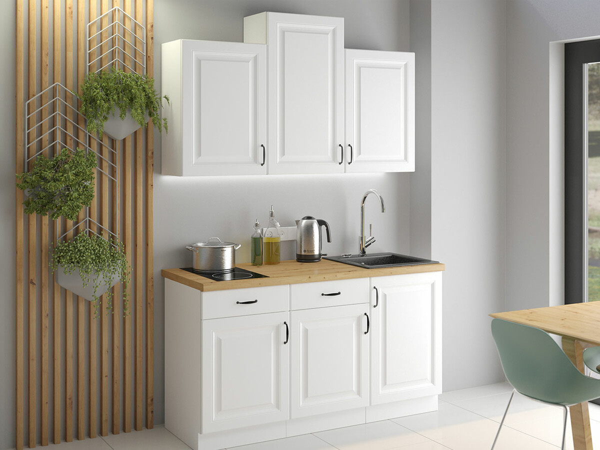 Modulopvaskeskab med låger Retro White 106