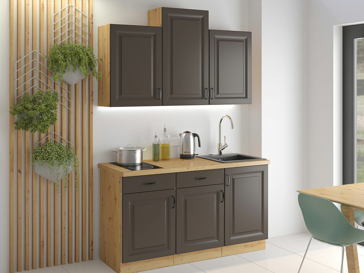 Modulopvaskeskab med låger Retro Grey 106
