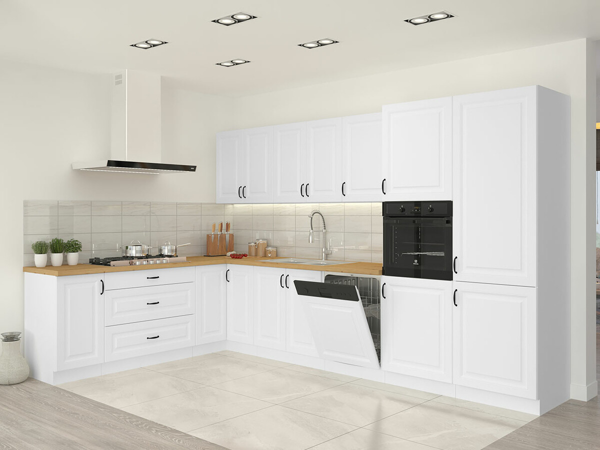 Modulvægskab Retro White 131