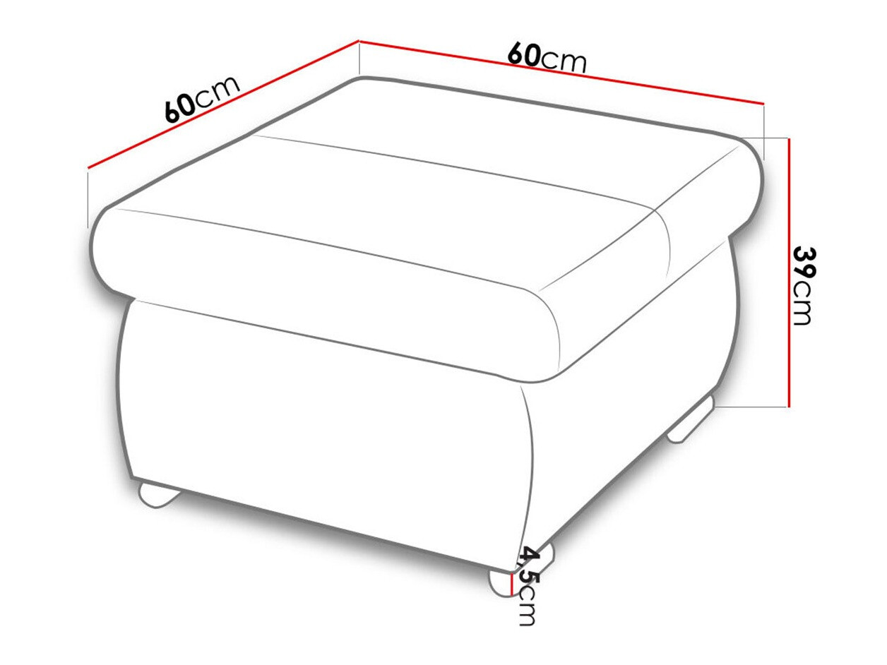 Puf Comfivo 122 (Uttario Velvet 2955)