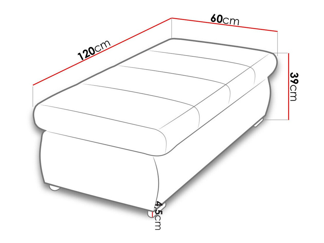 Polstret bænk Comfivo 123 (Sorriso 04)