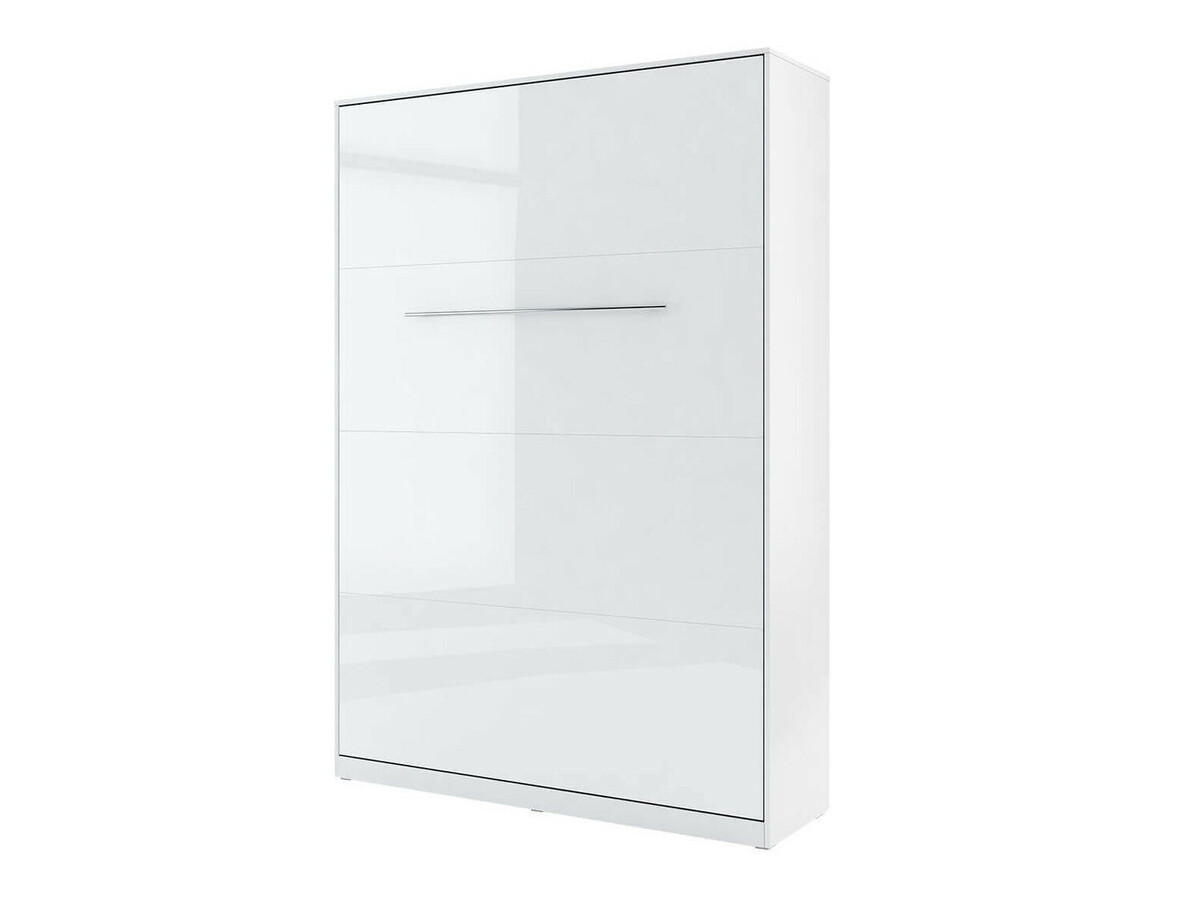 Vægseng Concept Pro Lenart III (Hvid + Glansfuld hvid)