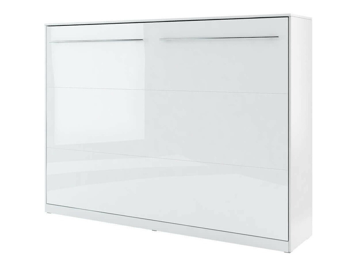 Vægseng Concept Pro Lenart IV (Hvid + Glansfuld hvid)