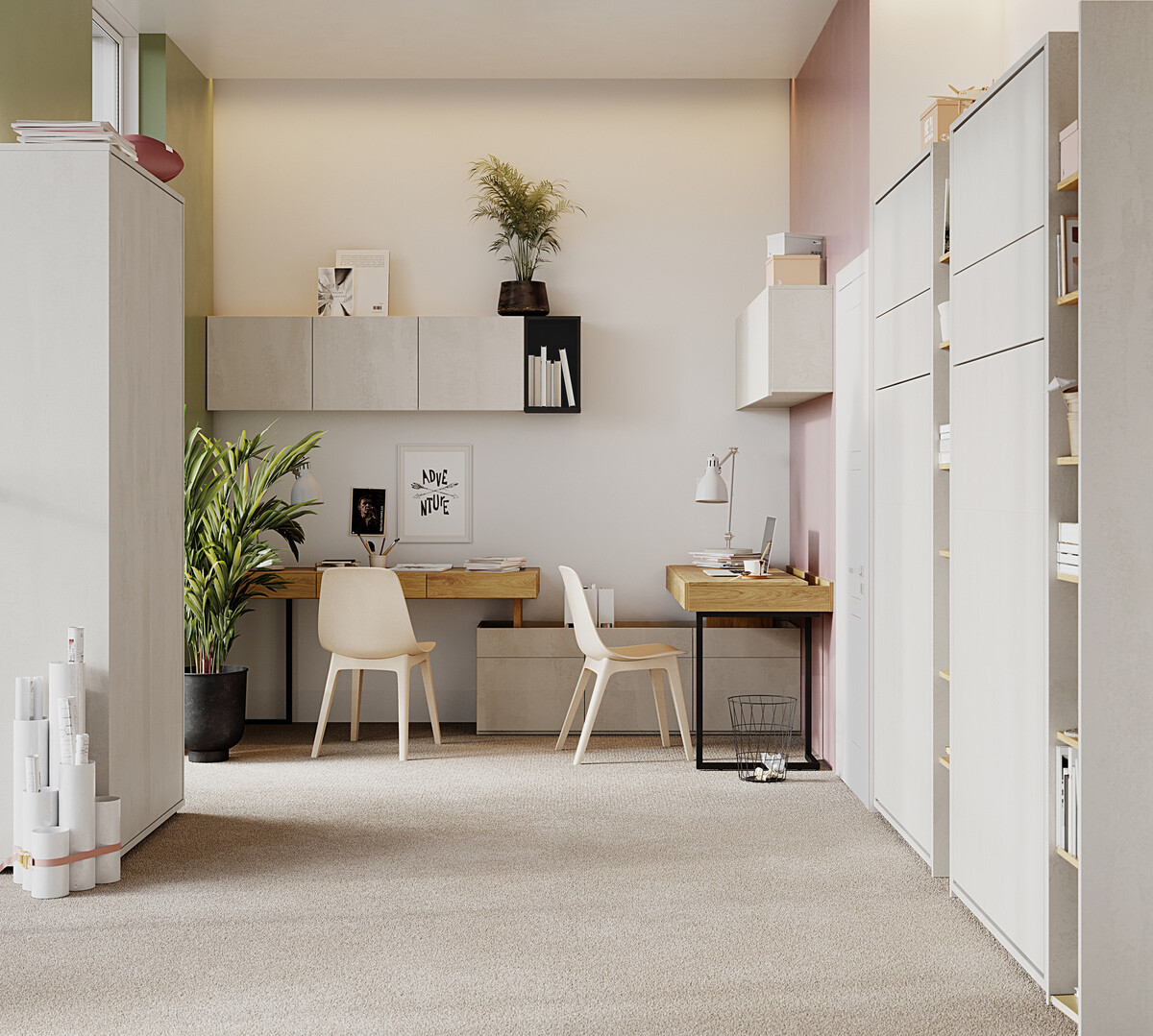 Vægseng Concept Pro Lenart Levfere 103 (90 x 200 cm)