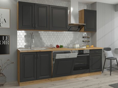 Modulopbygget køkkensæt Retro Grey 150
