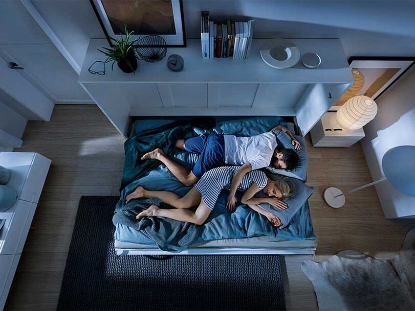 Vægseng Concept Pro Lenart IV (Hvid)