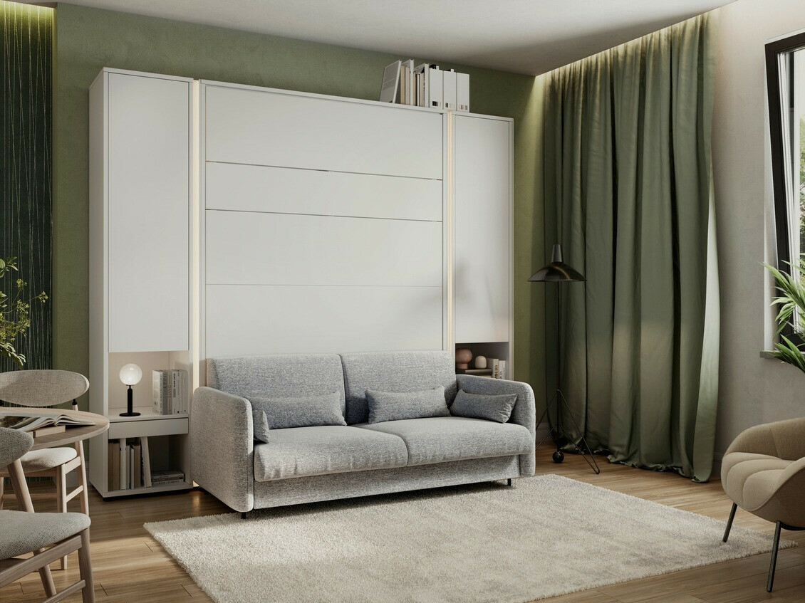 Møbelsæt Concept Pro Lenart Levfere 139 (Hvid + Grå)