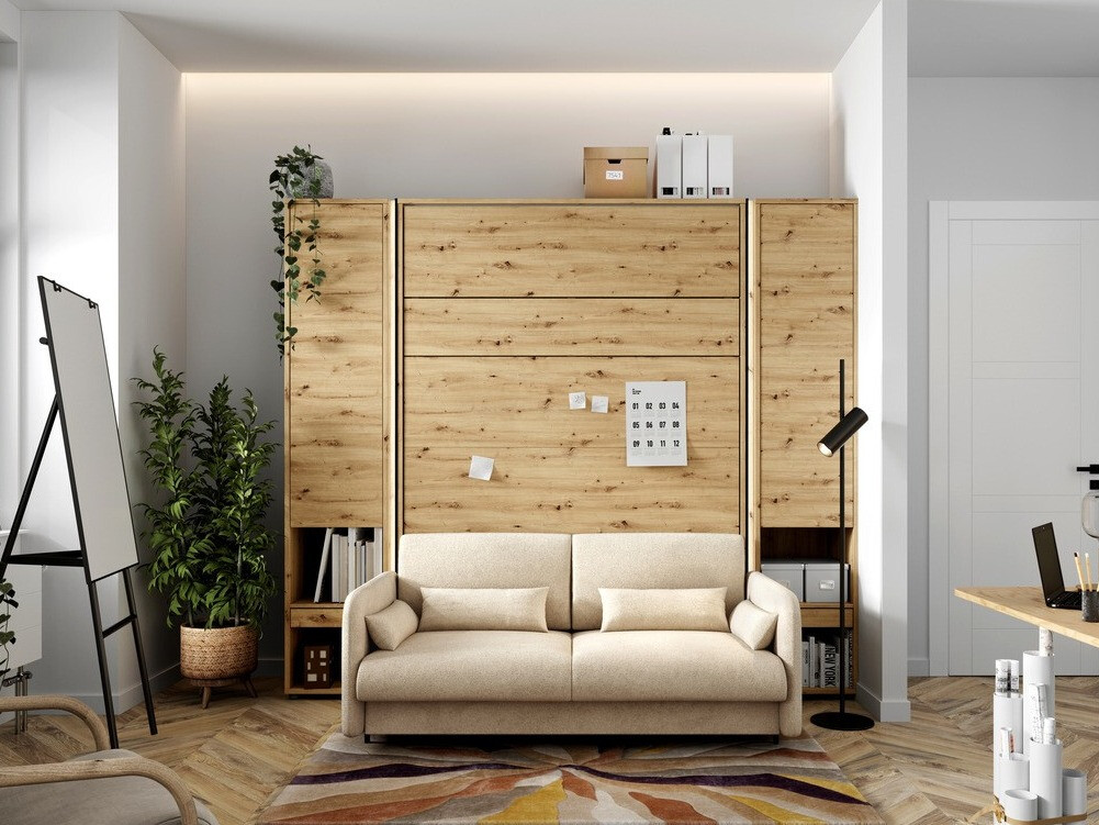 Møbelsæt Concept Pro Lenart VI (Artisan eg + Beige)