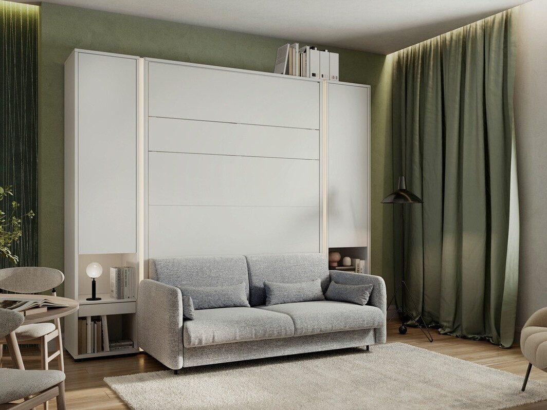 Møbelsæt Concept Pro Lenart VI (Hvid + Grå)