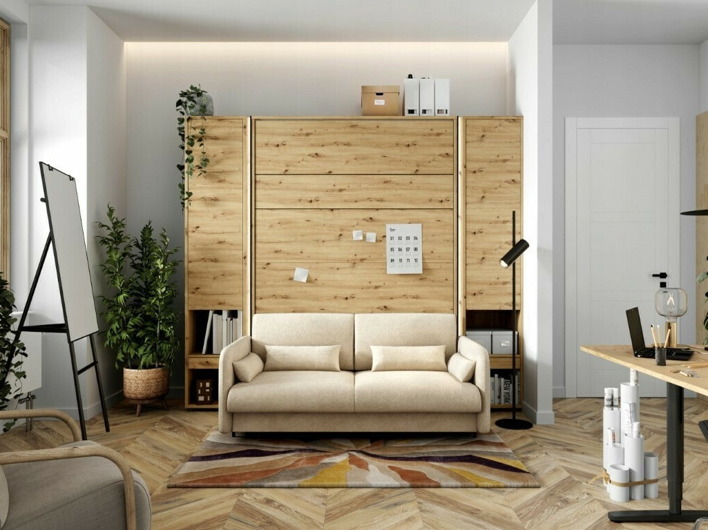 Vægseng Concept Pro Lenart VII (Artisan eg + Beige)