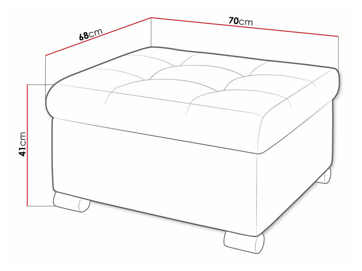 Puf Comfivo 115 (Uttario Velvet 2973)
