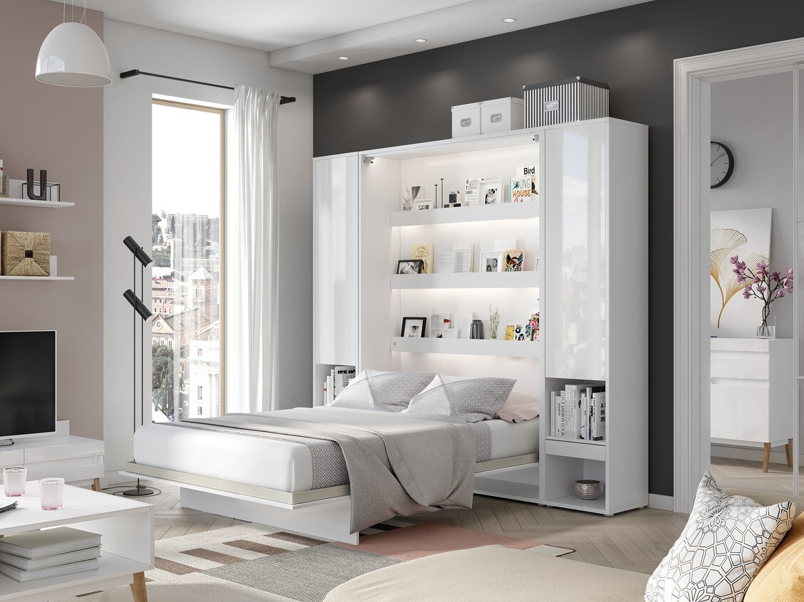 Vægseng Concept Pro Lenart Levfere 102 (Hvid)
