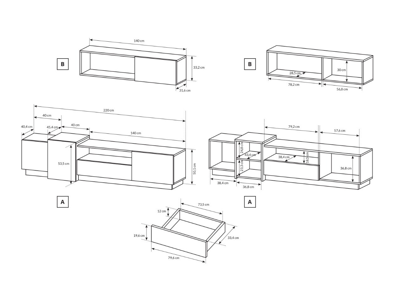 Stuemøbelsæt Tororli 102