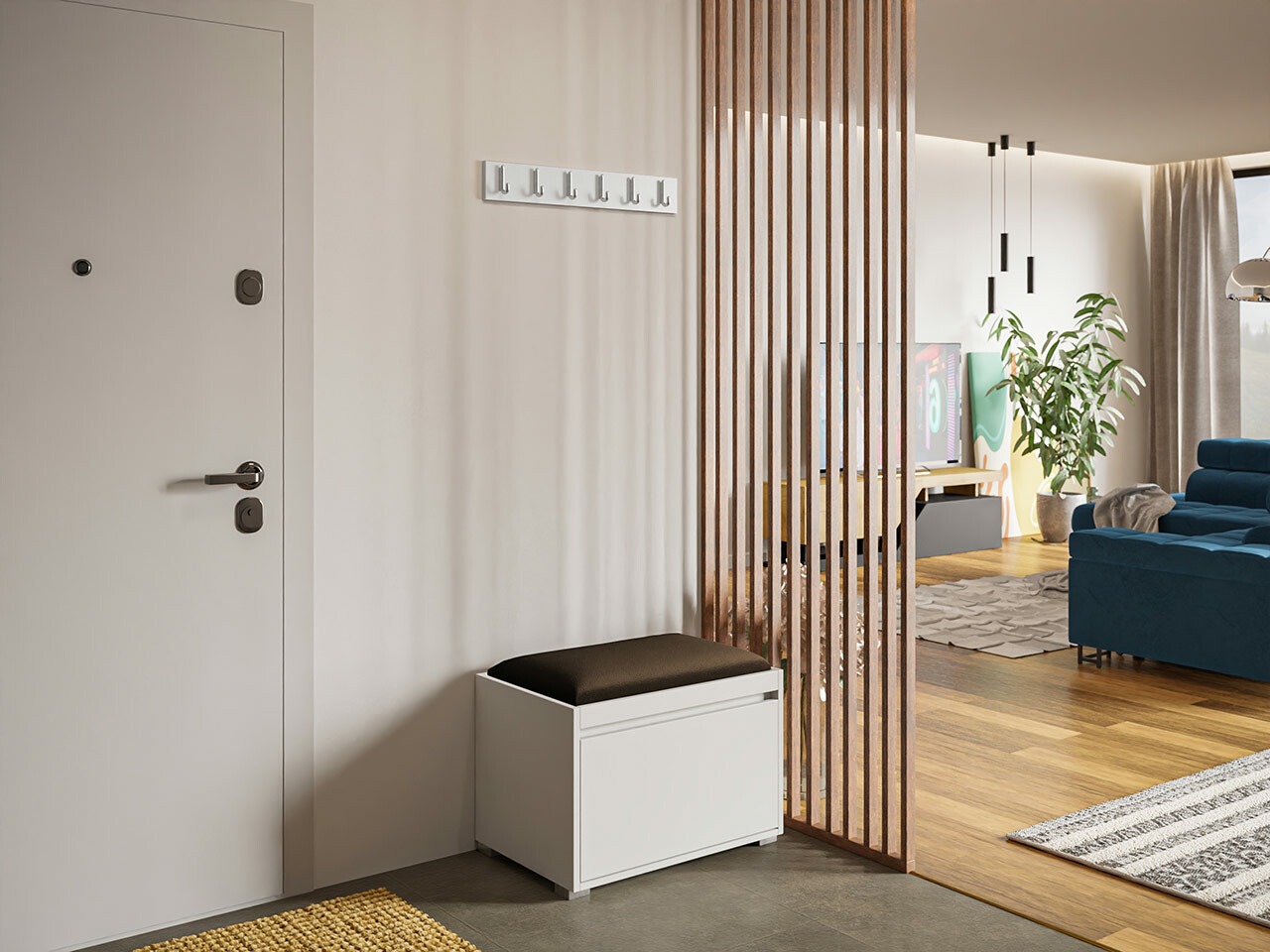 Entrésæt Comfivo Pinus VIII (Hvid + Manila 04)