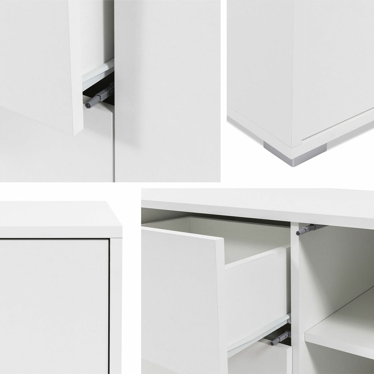 Kommode Comfivo Tutela III (Hvid)