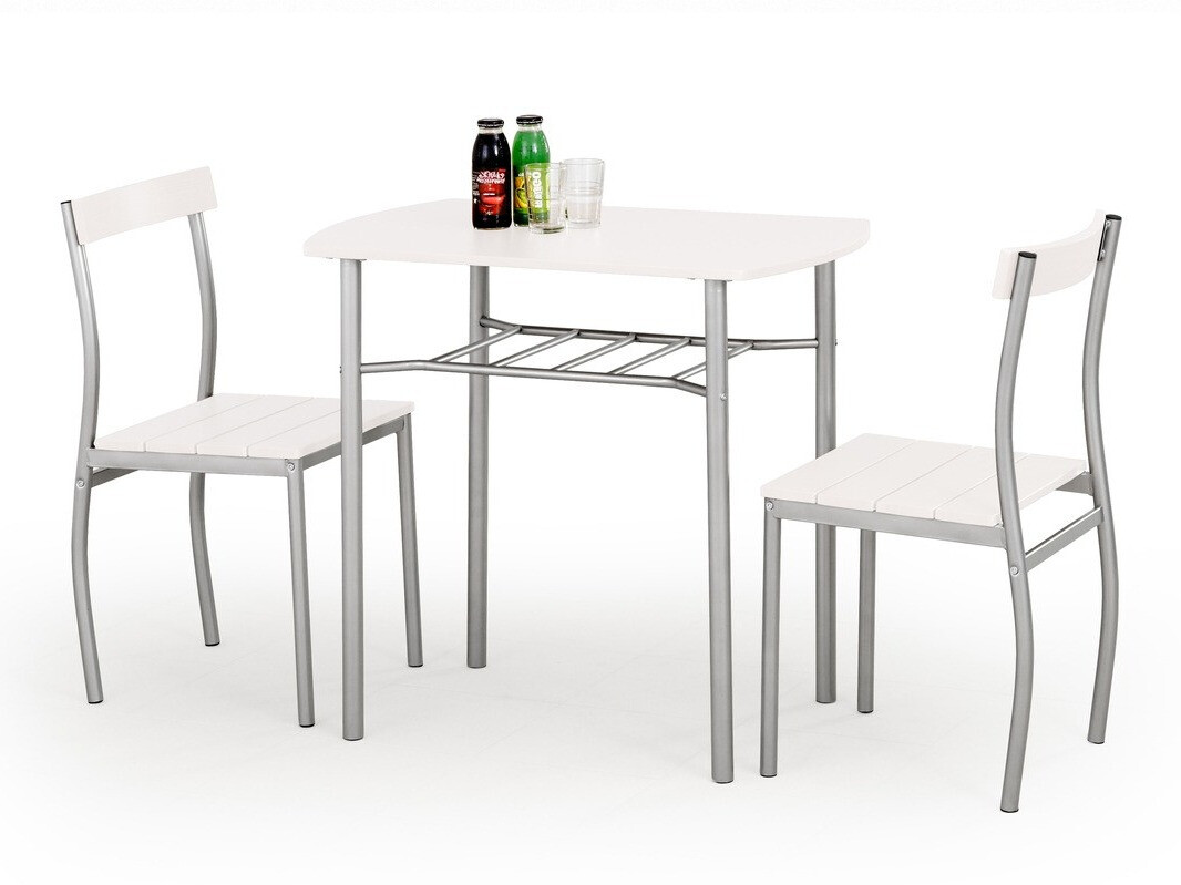 Spisestuesæt Houston 127 (Hvid)