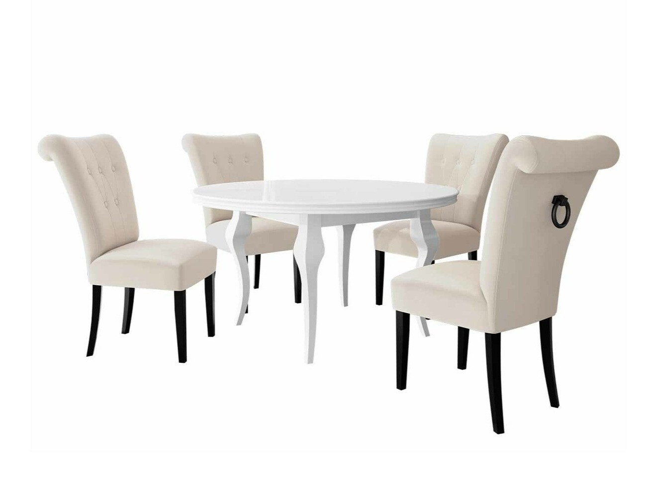 Spisestuesæt Racine 143 (Sort)