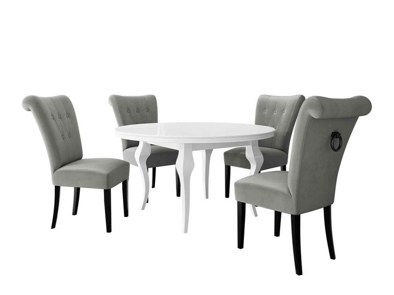 Spisestuesæt Racine 142 (Sort)