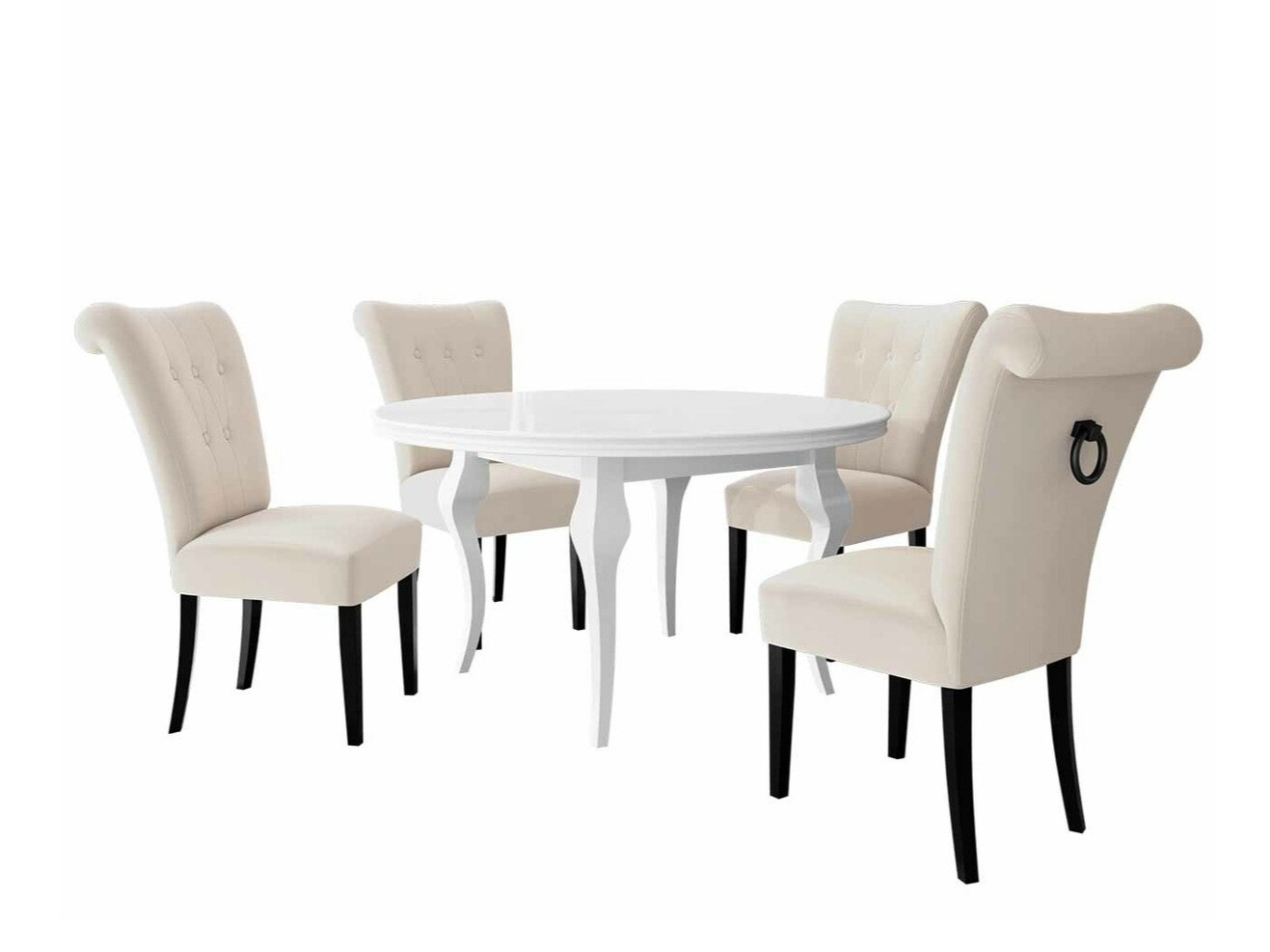 Spisestuesæt Racine 142 (Sort)