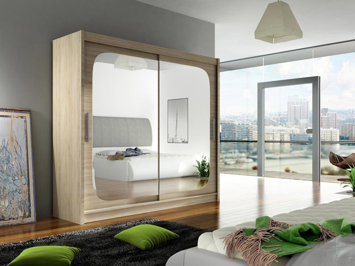 Garderobeskab Closico 108 (Sonoma eg)