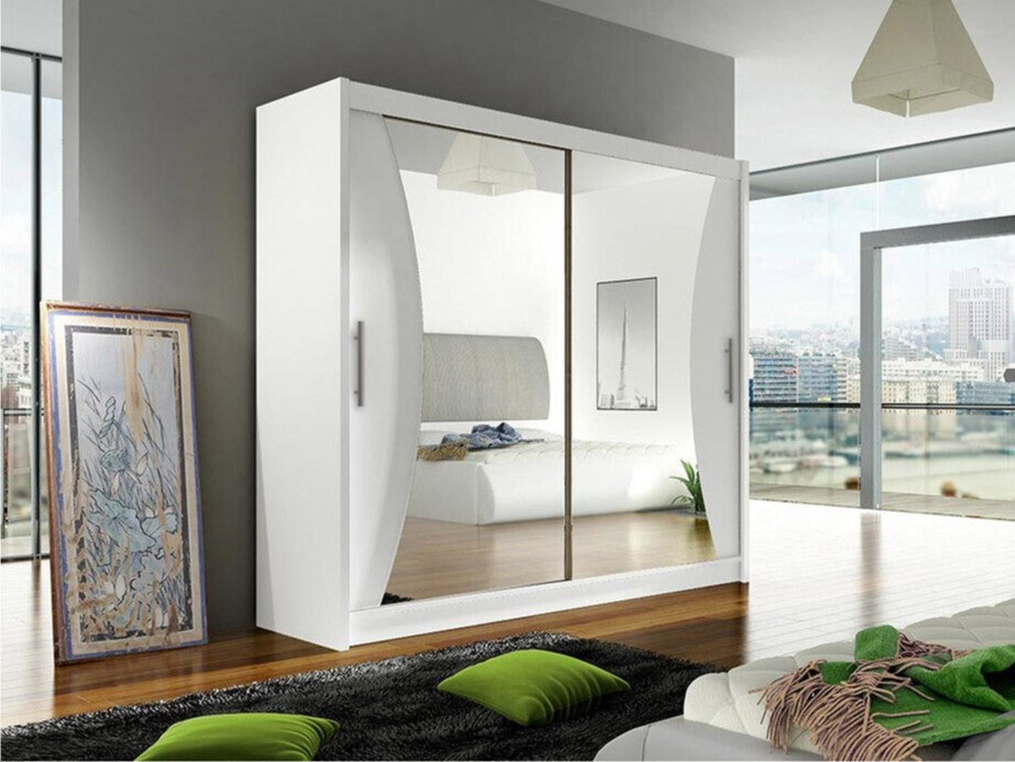 Garderobeskab Closico Pallor V (Hvid)