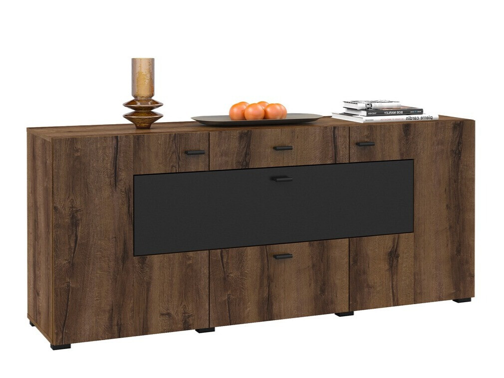 Kommode Mondalo 104 (Kloster eg + Mat sort)