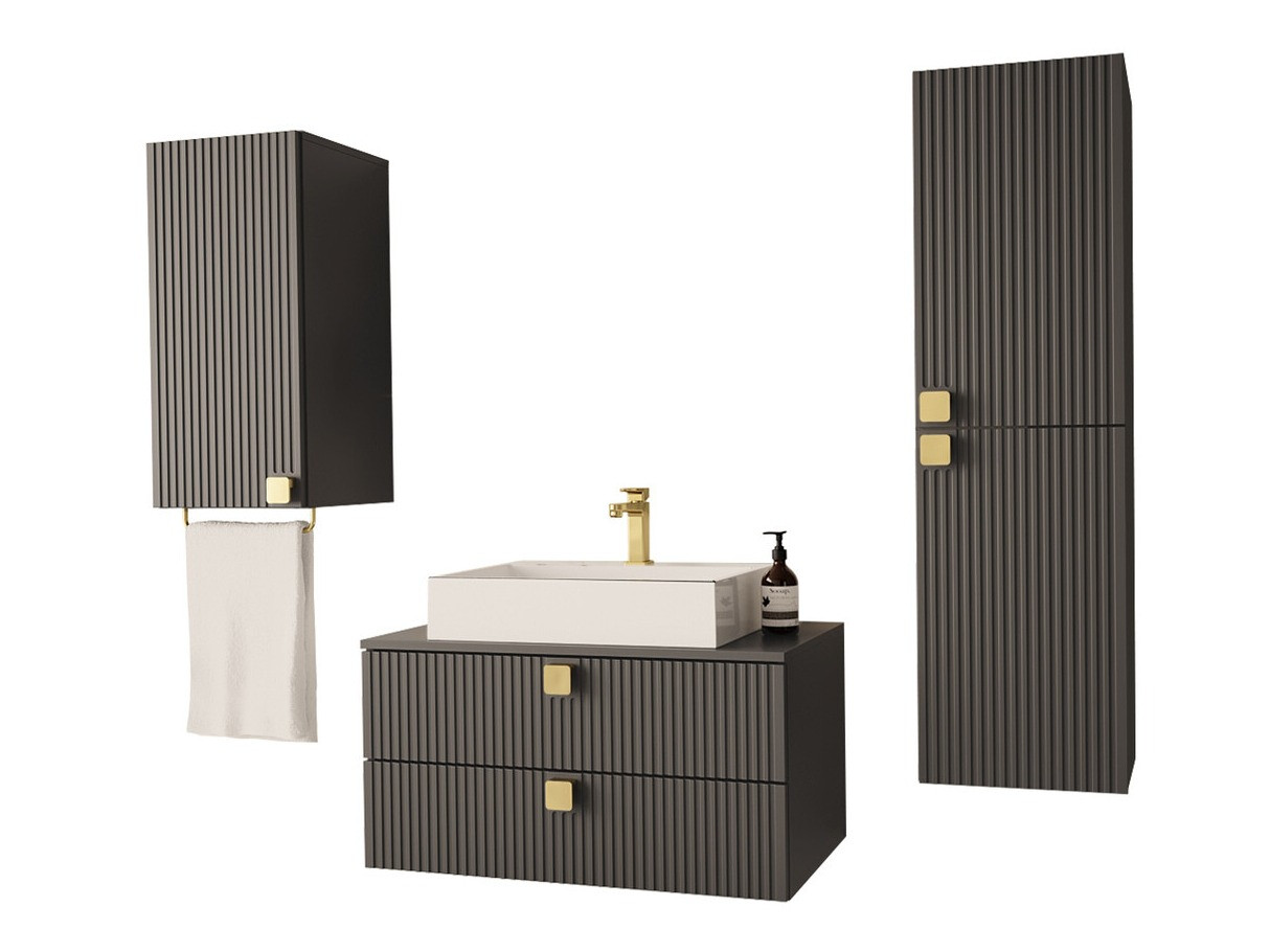 Badeværelsessæt Orlvera 105 (Grå)