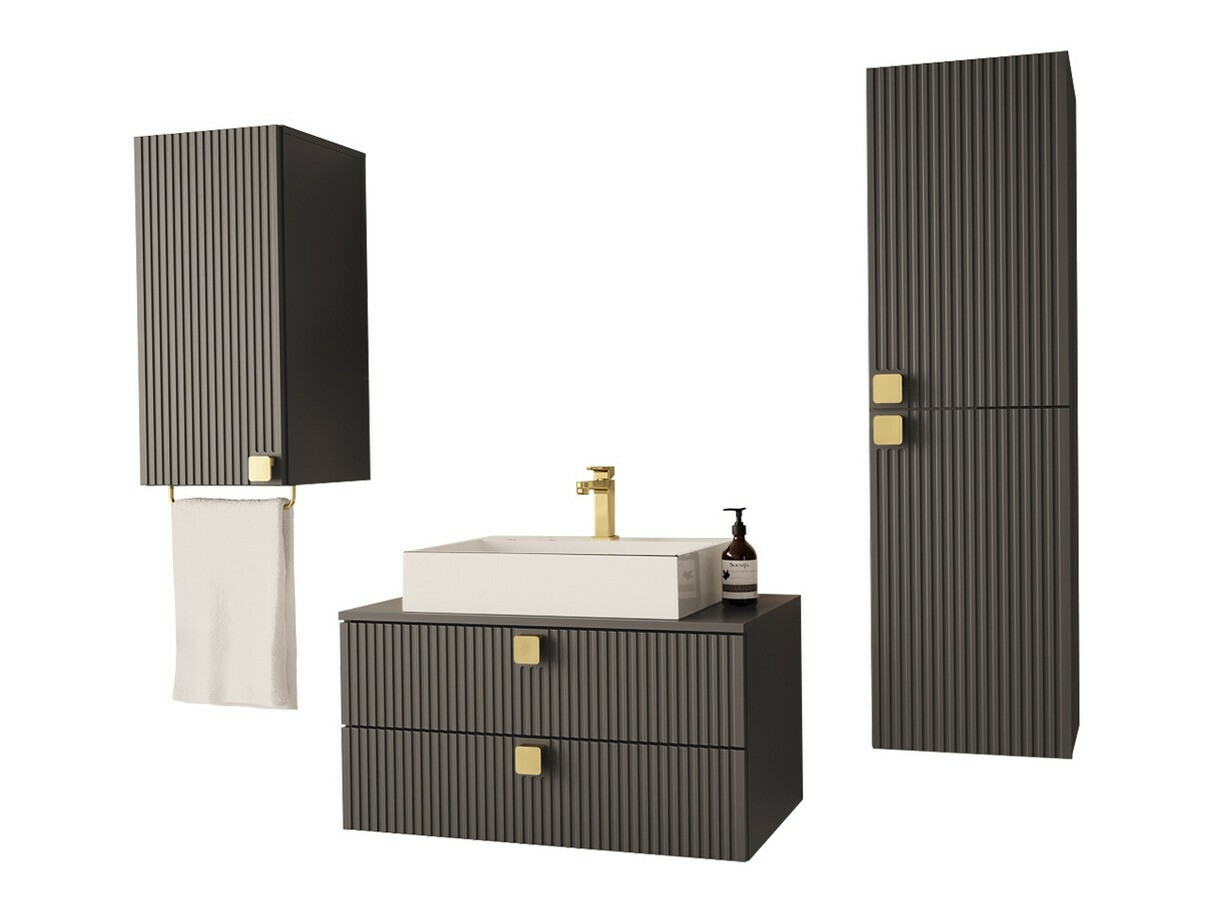 Badeværelsessæt Orlvera 105 (Grå)