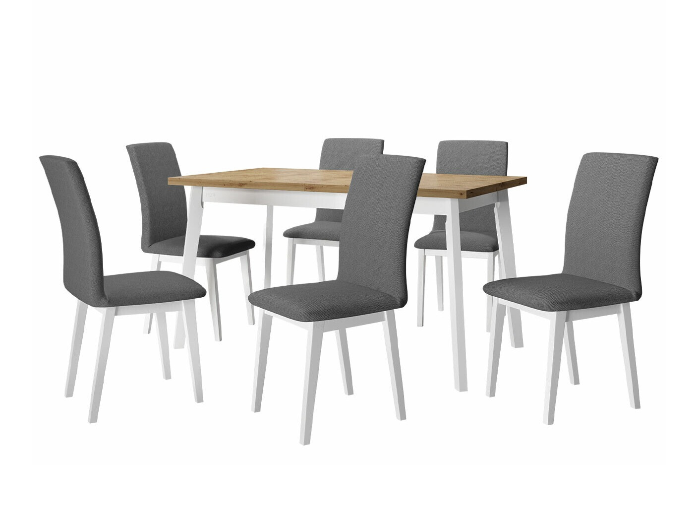 Spisestuesæt Victorville 285 (Artisan eg + Hvid)