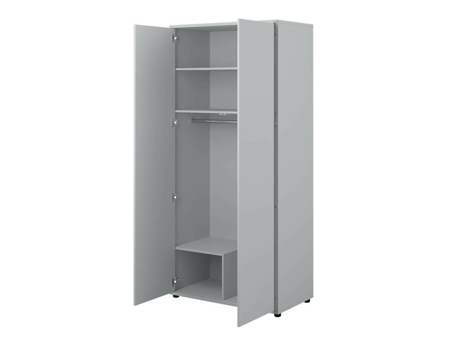 Garderobeskab Concept Pro Lenart (Grå)