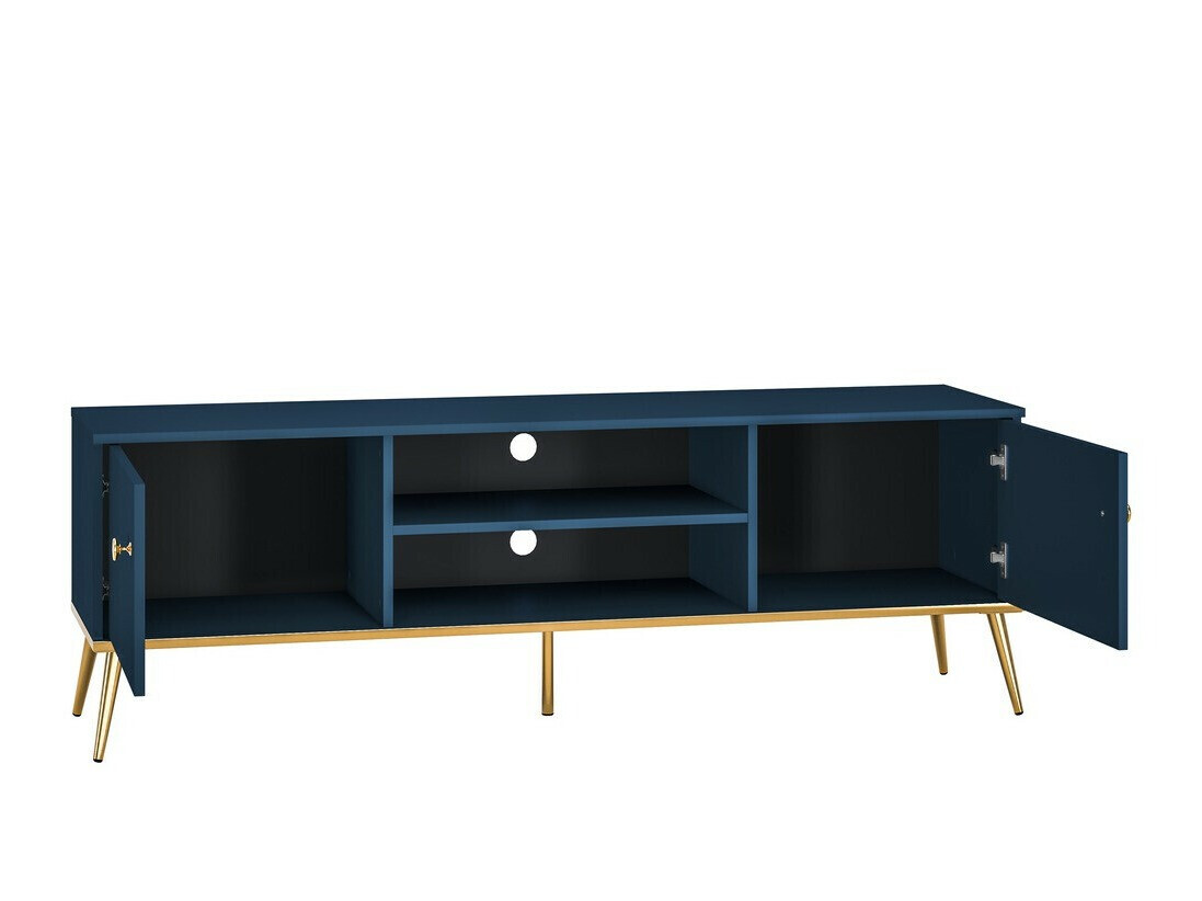 Stuemøbelsæt Flonovu 109 (Mørkeblå + Gylden)