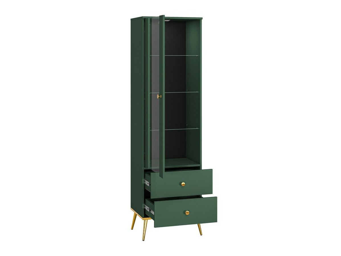 Stuemøbelsæt Flonovu 109 (Mørkegrøn + Gylden)