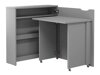 Hjørneskrivebord Concept Pro Lenart Levfere 156 (Grå)