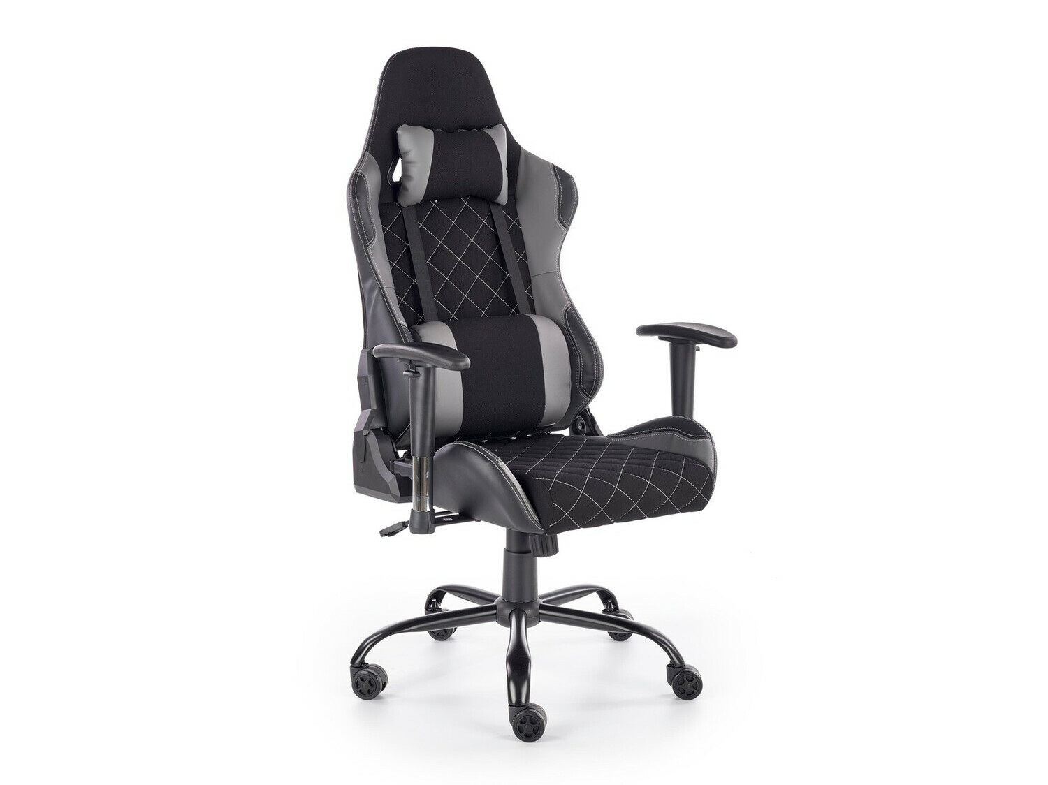 Gamingstol Houston 1431 (Sort + Grå)
