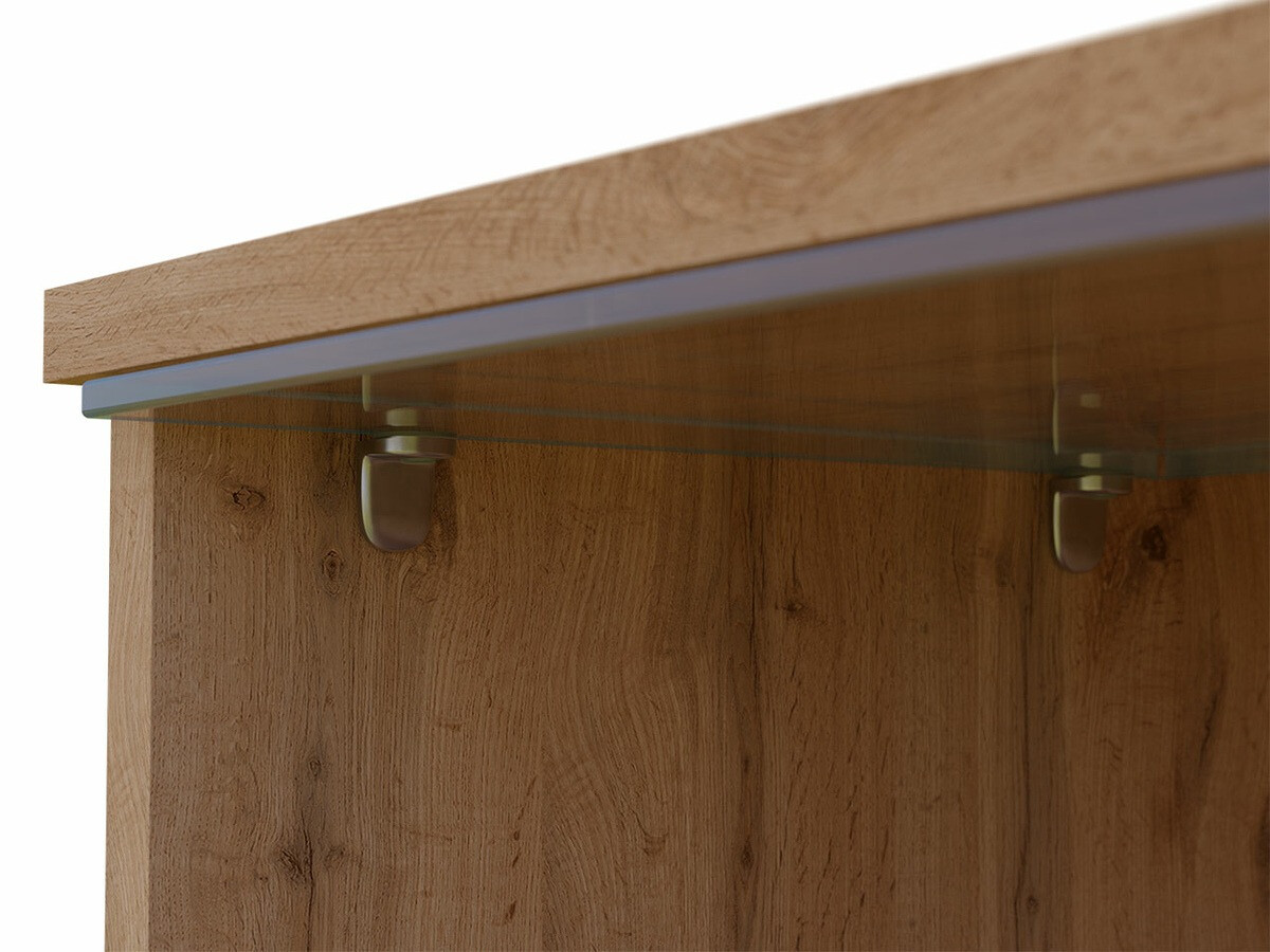 TV-bord Scientia (Hvid + Glansfuld hvid)