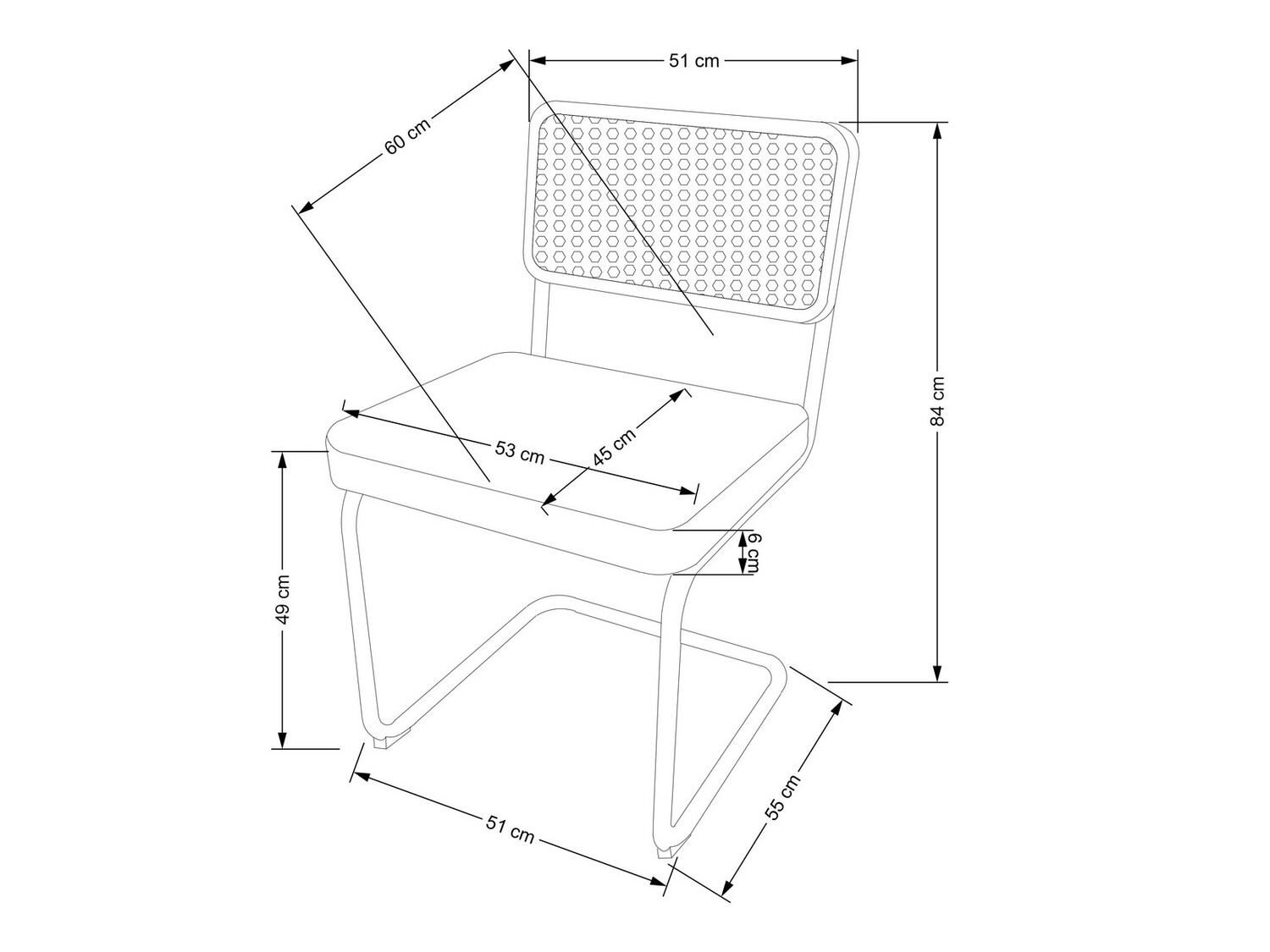 Stol Houston 1465 (Grå)