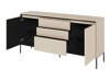 Kommode Fernolu 100 (Beige + Sort)