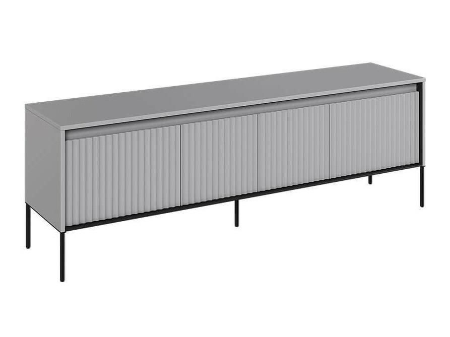 TV-bord Fernolu 104 (Grå + Sort)