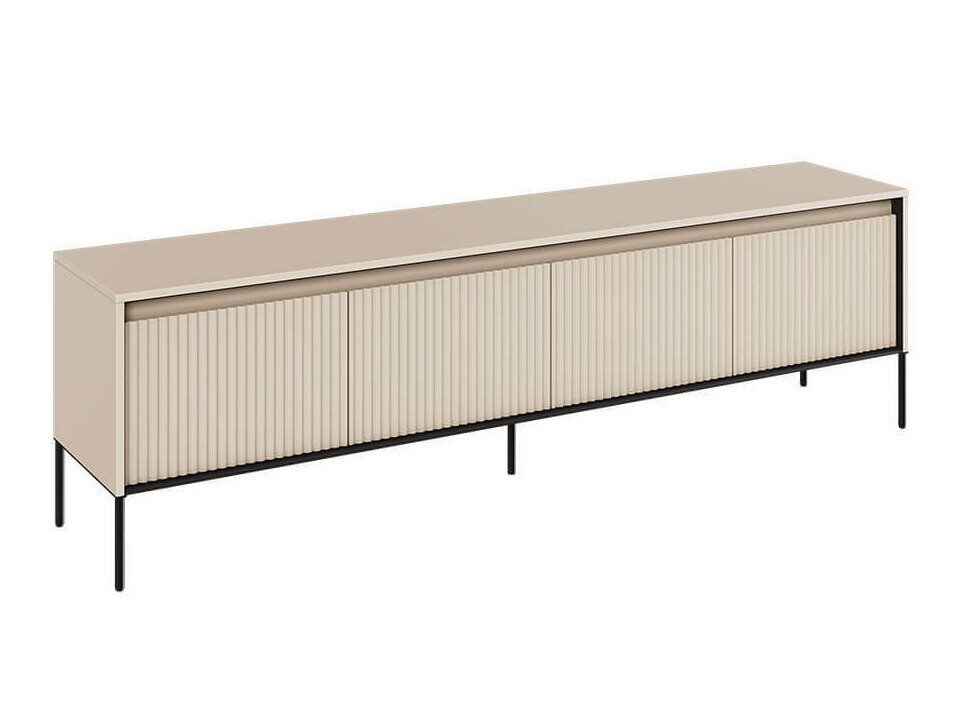 TV-bord Fernolu 105 (Beige + Sort)