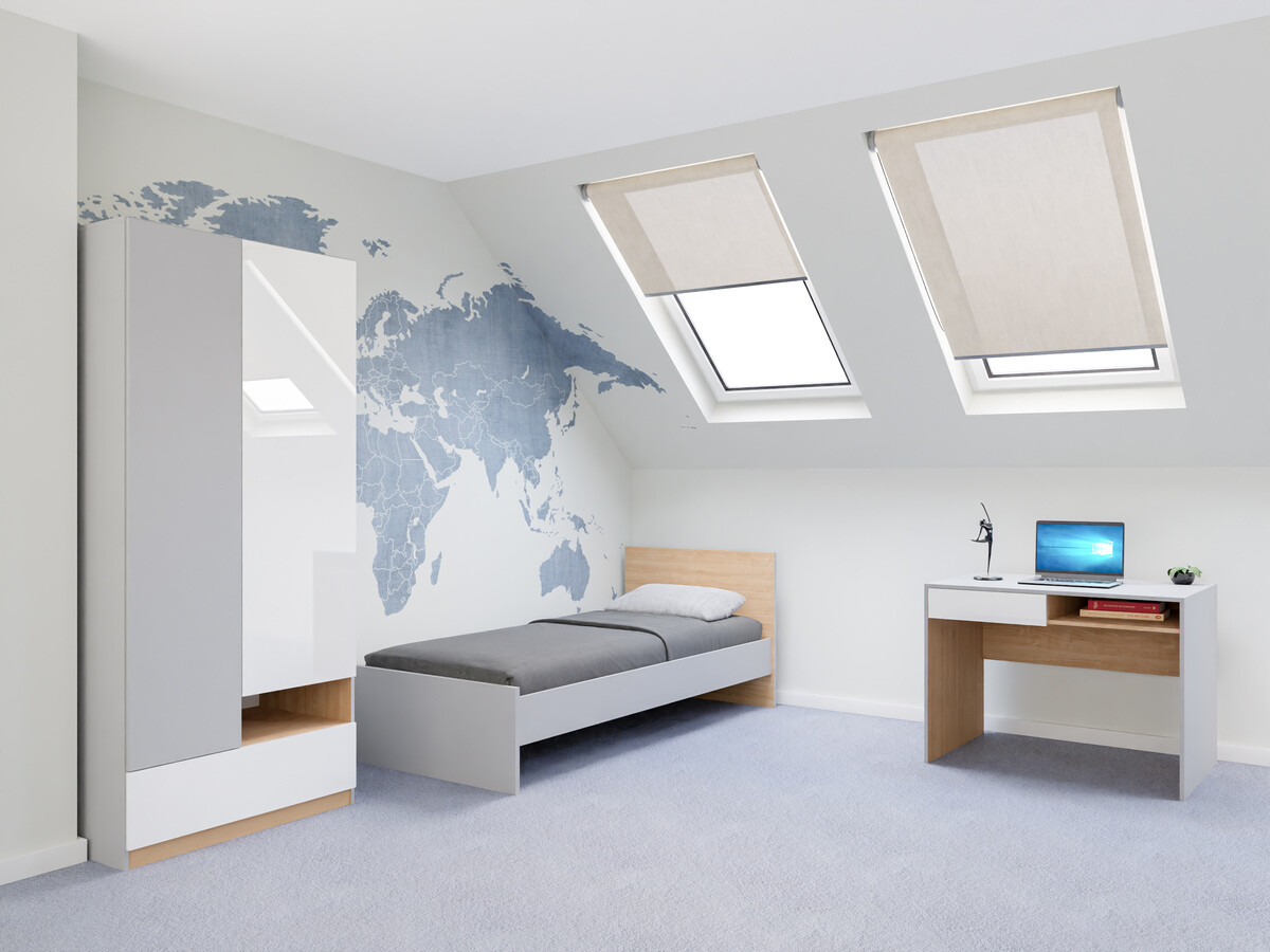 Møbelsæt Nuevaru 118 (Glansfuld hvid)