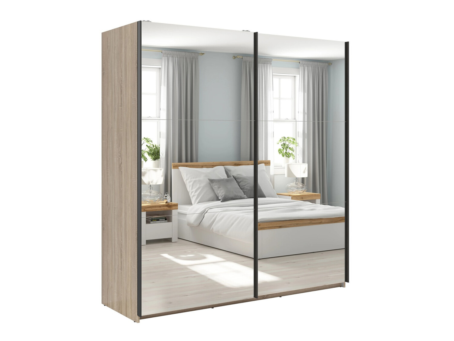 Garderobeskab Livevaro 111 (Sonoma eg)